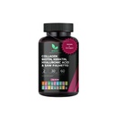 Multi Collagen Hair Pills - Biotin 10.000mcg, Keratin & Acido Ialuronico - Crescita dei capelli - Hair Skin & Nails Vitamine & DHT Blocker - Vitamina E Folic Acid Pumpkin Seed MSM, Saw Palmetto 60 Vegan Capsule