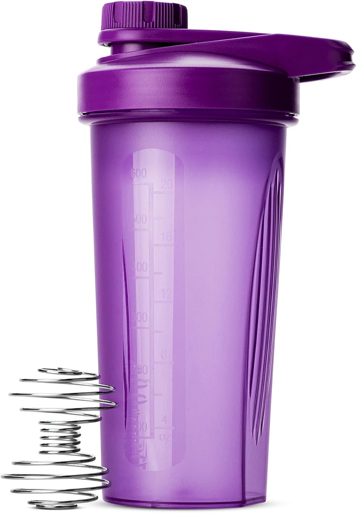 Mr. Pen- Shaker Bottiglie per miscele di proteine con tappo di torsione, 28 oz, Purple Protein Shaker Bottiglia con filo Whisk Ball, Mixer Bottiglia