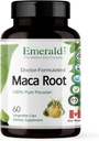 Emerald Labs Peruvian Maca Root - Organic Maca Root Supplement - Supporta l'equilibrio ormonale & Natural Energy - Vegan & Gluten-Free - 60 capsule vegetali (30-Day Supply)