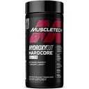 Hydroxycut Hardcore Elite - 100 capsules thermos à libération rapide - Énergie et Focus - pour hommes et femmes - 50 portions