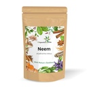 Polvere di foglie di neem puro e naturale per la pelle chiara senza campioni, detergente per capelli e silenziatore. (Neem polvere di foglia 145gm/5Oz)