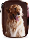 Golden Retriever Dog Pill Case Organizzatore di medicina settimanale con Borsa da viaggio Scatola di supplemento di vitamina Scatola di pillole di olio di pesce Holder