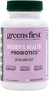 Greens First Women’s Health Probiotics - Probiotico per pH Balance - 20 miliardi di CFU - Supporto per Digestivo, Immune & Vaginal Salute Non OGM/Gluten-Free/Dairy-Free/Soy-Free (30 capsule vegetali)