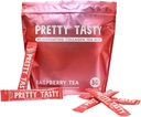 Pretty Tasty Raspberry Radiance Collagen Tea - Stick Pack Pouch, Sun-Kissed Raspberry Blend, Bellezza e benessere, 10g Collagen Peptides Mix, 30 Conte