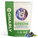 Gnarly Nutrition Greens Superfood Powder – Polvere Super Greens Blueberry Acai Performance – Certificato NSF Sport – Biologico, Probiotici e Micronutrienti Essenziali - Blueberry Acai, 11.64 oz