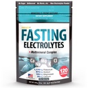 Polvere del supplemento dell'elettrolita di digiuno | nessun elettroliti crudi non aromatizzati dello zucchero | 50% Magnesio RDI e Potassio con minerali di trace | Carnivore & Keto Friendly | Sale di di digiuno senza zucchero