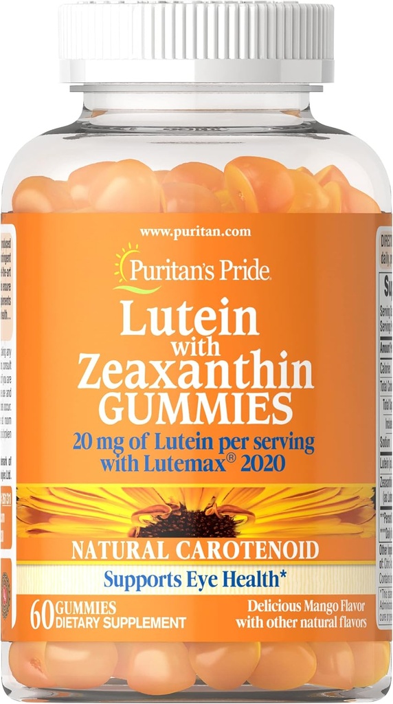 Puritan's Pride Lutein mit Zeaxanthin Gummies, 60 Graf
