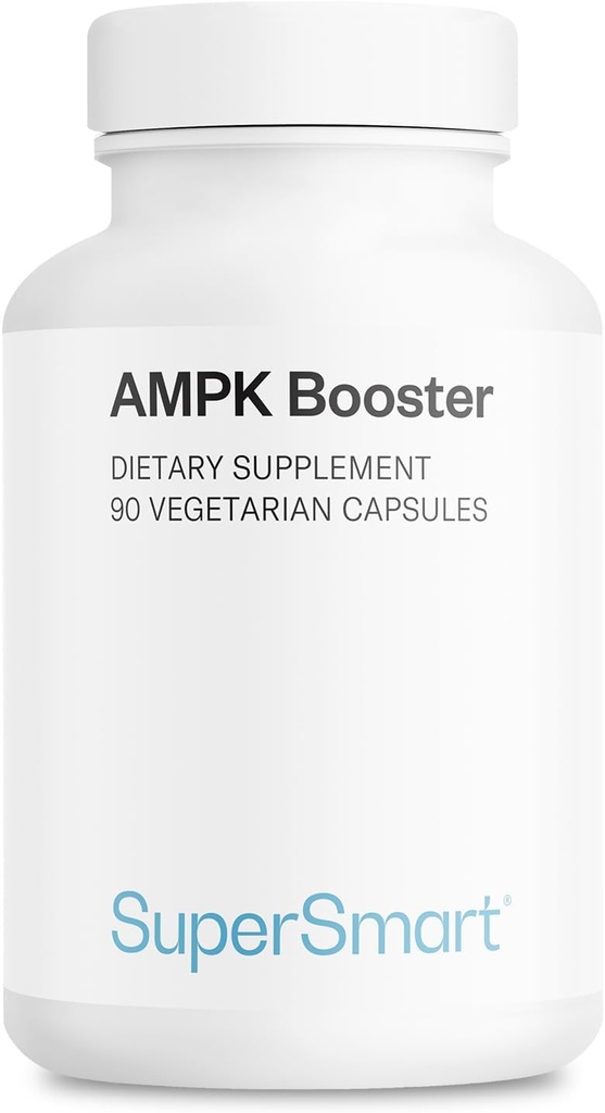 Supersmart - AMPK Booster - AMPK Metabolic Activator - con Berberine | Non-GMO & Gluten Free - 90 capsule vegetariane