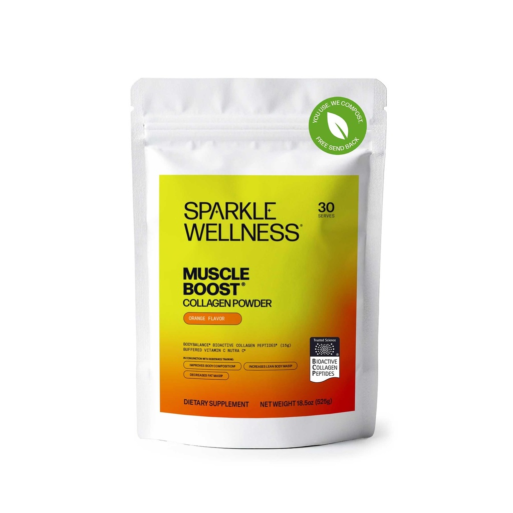 Sparkle Wellness Muscle Boost (Orange) [30-Serves]