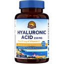 Vitalitown Hyaluronsäure Ergänzungen 250 mg, Plus 25 mg Vitamin C, Natürlich abgeleitet und hohe Bioverfügbarkeit, Haut Hydration, 90 Vegan Kapseln, 3 Monate Versorgung