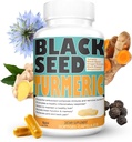 Kurkuma 1350mg Curcumin 150mg Schwarz gesägtes Pulver 75mg Ingwer-Extrakt 50mg Schwarz Pfeffer-Extrakt 10mg Bioperine 60 Veggie Graf Kapseln von Sweet Sunnah