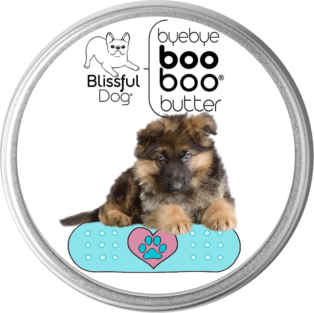 The Blissful Dog 8 oz TIN German Shepherd Booboo Butter