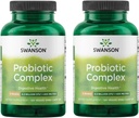 Complexe probiotique de Swanson 4.2 Million CFU 5-Strain Digestive Santé Fat Métabolisme Satieté Complexe FOS prébiotique Supplément 120 Veggie DRcaps (2 Pack)