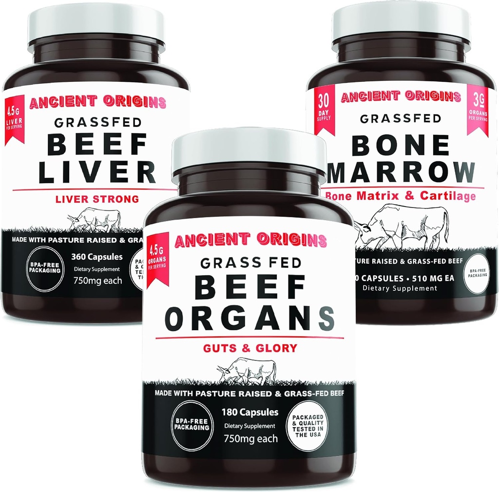 Ancient Origins Starter Pack: Grass Fed Liver, Organs and Marrow