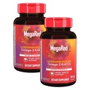 MegaRed Extra Strength 500mg Omega-3 Krill Öl Ergänzung mit EPA/DHA, Kein Fisch Nachgeschmack unterstützt Herzgesundheit, 80 Count Softgels (2 Pack)