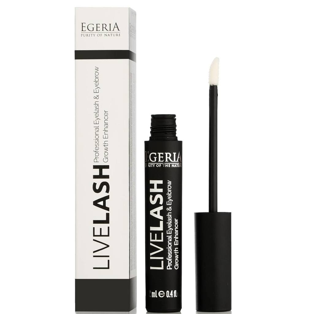Premium Wimpernwachstum Serum und Augenbrauen Enhancer von Egeria, Lash Boost Serum für längere, Fuller Thicker Lashes & Brows (1 PCS)