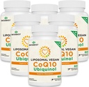1000mg Liposomal CoQ10 Ubiquinol, 360 Vegan Softgels, High Absorption Ubiquinol CoQ10 Supplemento, Forma antiossidante attiva di Coenzyme Q10 per la funzione di cuore & produzione di energia