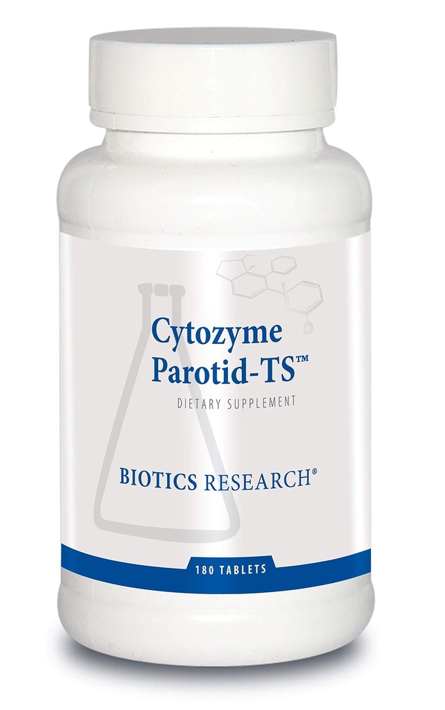 Biotics Research Cytozyme Parotid TS Parotid Concentrate, Salute Digestiva, Supporti Parotid Gland Funzionamento, favorisce la produzione di enzime, SOD, Catalase, Potente attività antiossidante 180 Tablet