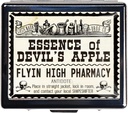 7 Tage Verchromt glänzende Silber Pille Organizer mit Spiegel innen hat 8 separate Komponenten Rechteck 7 Tage Pille Box Pille Fall (Essence of Devil's Apple)