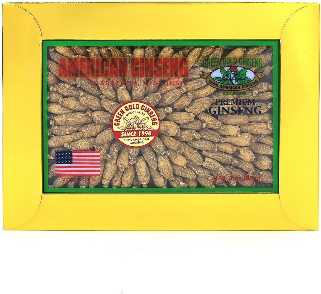 Artikelnummer CZ 126-3 | Short Small #1 Roots | American Ginseng Roots from Marathon County, WI | 3oz Box, B06XCN2MS3