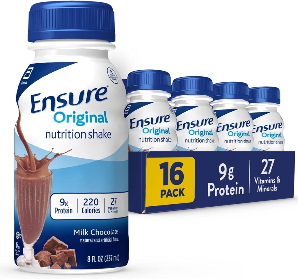 S'assurer que le chocolat au lait d'origine se rafraîchit Petit repas se rafraîchir Prêt à boire 9g Protéines, 27 vitamines et minéraux