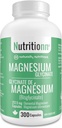 Magnesio Glycinate Supplemento - 300 Capsule x 212.5 mg Magnesio Elementale, 425 mg Una volta al giorno per le donne e gli uomini - Pure Chelated Bisglycinate per il sonno e la salute generale - Made in Italy by Nutritionn