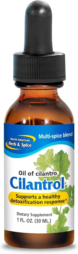 NORTH AMERICAN HERB & SPICE Cilantrol - 1 fl. oz. - Verdauungsunterstützung - Cilantro Extract - Non-GMO - 130 Servietten