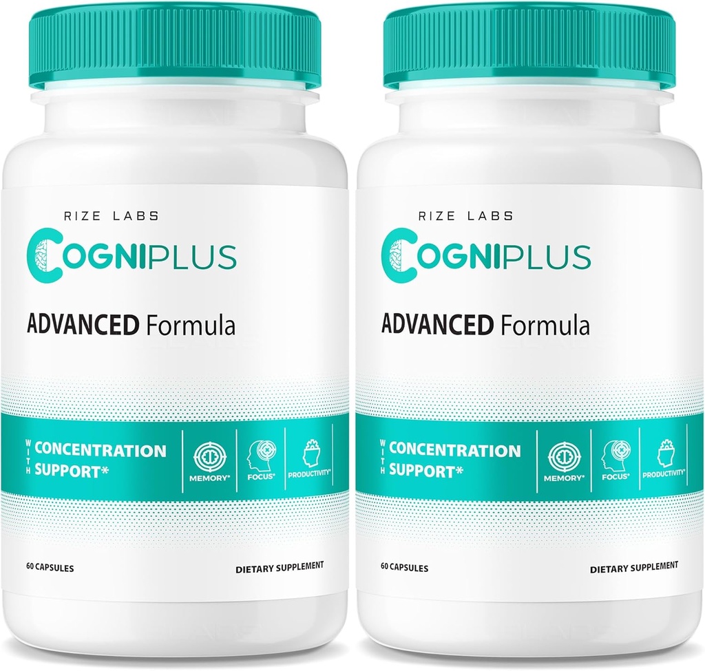 rize labs - Cogni Plus Capsules – Tägliche Fokus-Unterstützung Formel mit einer ausgewogenen Mischung für Clarity, Memory und Alertness