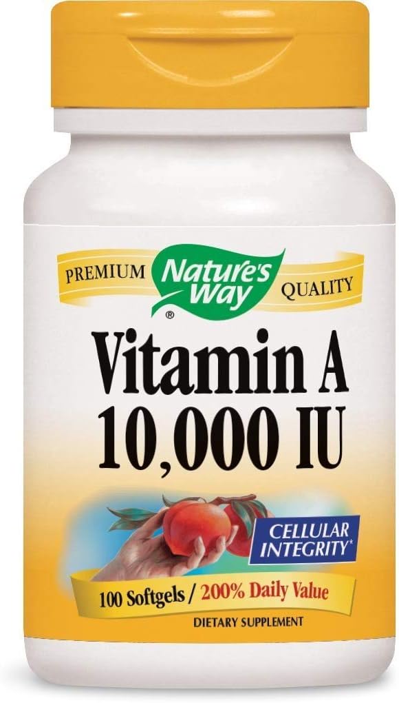 Nature's Way Vitamin A, 100 Count (Pack von 4)