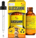 Glucosamine for Cats | Dog Joint Liquid Supplement | Cat Joint Supplement | Glucosamine for Dogs Liquid | Herbal Flavor | 2 Oz