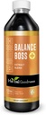 Herbal Goodness Happy Mood Support Supplement - St Johns Worth Promotes Relaxation and Calmness, Rhodiola Rosea Balance Boss 12 Fl. oz