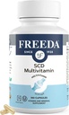 FREEDA SCD Multivitamin – Supplemento giornaliero di Multivitamina per gli uomini e le donne – Vegan, Gluten-Free, SCD Legal – Kosher Certificazioni Adulti Vitamine – Specific Carbohydrate Diet Friendly – 180 Capsule