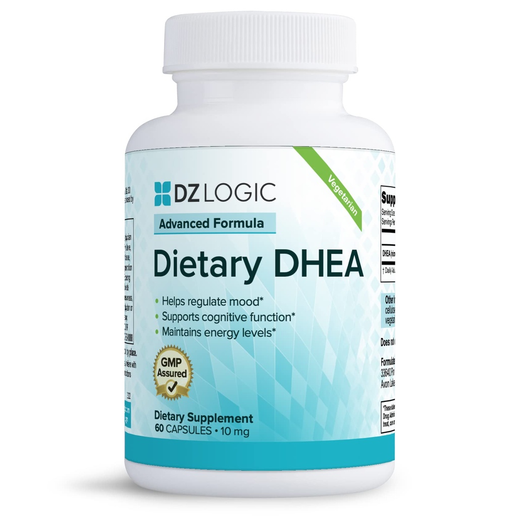 Dr. Dzugan's Advanced DHEA Formula :: Glutenfrei, GMP zertifiziert! : 10mg 60 Caps :: Energie, Stimmung, kognitive Funktion