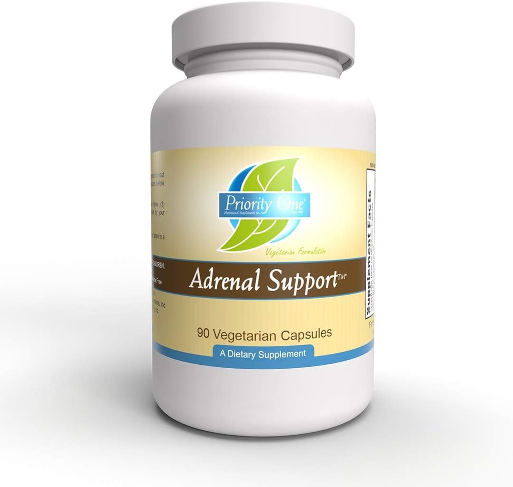 Priority One Vitamins Adrenal Support 90 Kapseln Vegetarische Adrenalunterstützung