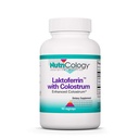 Nutrizione Laktoferrin con Colostrum Supplement - Lactoferrin, Bovine Colostrum, Immunoglobulina, Lysozyme, IgG, IGA, IgM, Capsule vegetali - 90 Conte