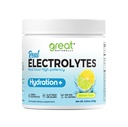 Idratazione della polvere degli elettroliti | Potenziamento reale dell'alimento alto | Lime di limone 30 Serve | Polvere dell'elettrolita ad alta potenza | Miscela di bevanda di idratazione | Integratore di elettroliti con calcio di potassio Magnesio