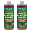 Aloe Life - Whole Leaf Aloe Vera Juice, Organic, Gluten-Free (Cherry Berry, 32 oz) | 2-Pack
