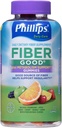 Phillips' Fiber Good Gummies Plus Metabolism Support - Inulina solubile fibra - B Vitamine & Chromium per aiutare a sostenere il metabolismo - 72Count
