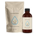 C-60 MCT - 4oz -99.9% Pure C-60 in Organic Extra Virgin MCT Oil - 100% Lösungsmittelfrei - 108mg Active C60 - Glasflasche - Carbon 60