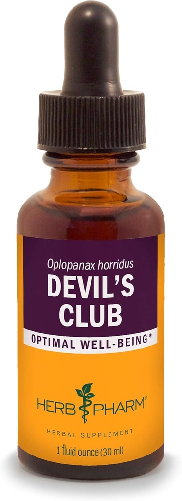 Extrait liquide de Herb Pharm Devil's Club - 1 Ounce