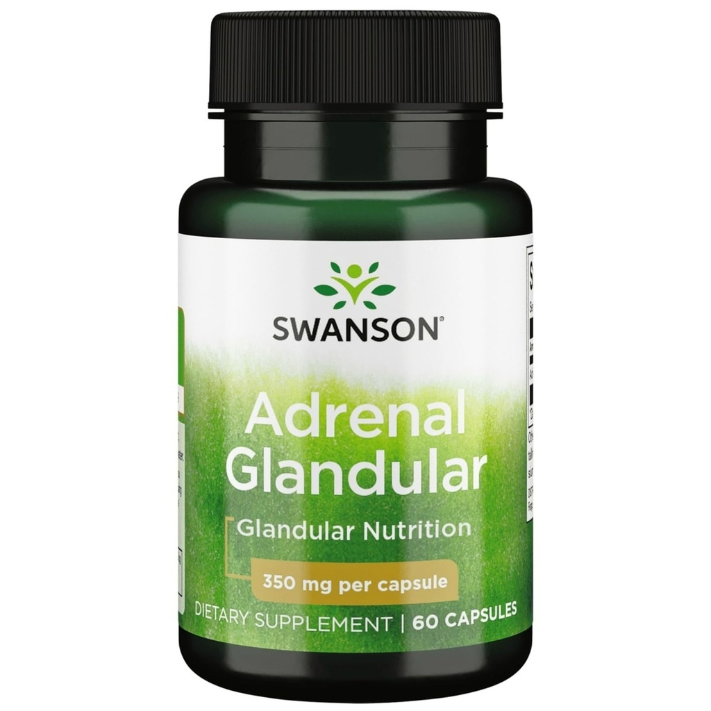 Swanson Adrenal Glandular 350 Milligrammi 60 capsule