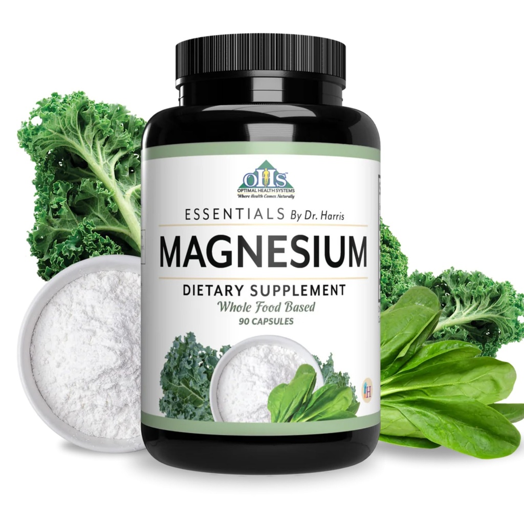 Sistemi di salute ottimali Magnesio | Magnesio brevettato Glycinate 432 mg | Supporta la funzione del muscolo | miscela di supporto per la salute del cuore | 90 capsule