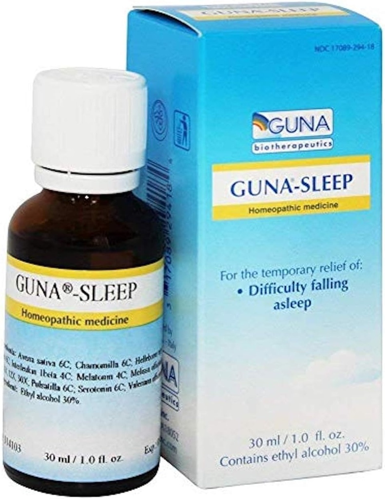 GUNA aide homéopathique au sommeil naturel - 1 once