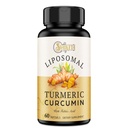 Liposomal Turmeric Curcumin Supplement 2000mg, 95% Standardisiertes Curcuminoid-Extrakt & Organisches Wurzelpulver mit Piperin Black Pepper Fruit (15mg), 60 Softgele