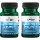 Swanson Astaxanthin & Zeaxanthin Eye Health Supplement für Screen-Heavy Professionals mit 4 mg Astaxanthin & 4 mg OmniXan Zeaxanthin (60 Softgels, 2 Pack)