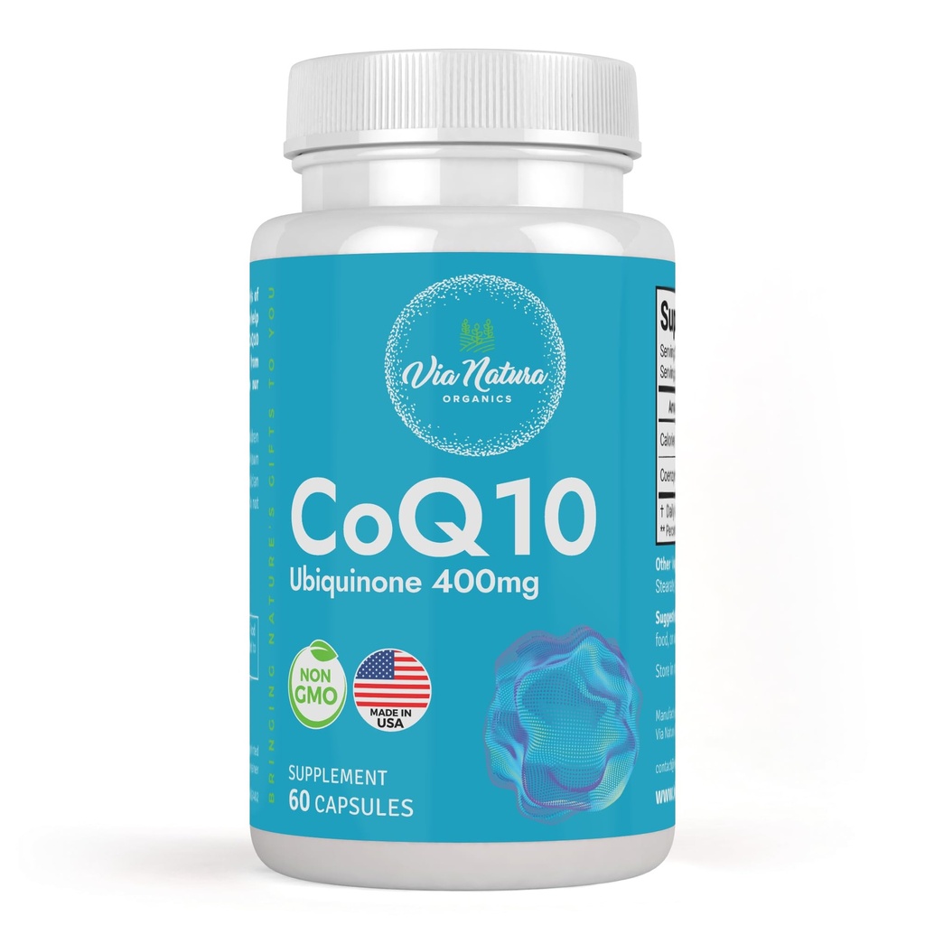 CoQ10 Ubiquinone 400mg | Supplement | 60 Kapseln