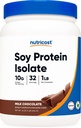 Nutricost Soy Protein Powder, 1 LB Schokolade, 10 Gramm Protein Per Serving, Vegetarisch, Non-GMO & Glutenfrei