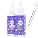Wink Bene bambini gocce di melatonina liquida, gocce di melatonina naturale per i bambini con 1 mg per la dose di melatonina liquida per i bambini, senza farmaci e non-Habit formando (2 pacchetto)