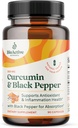 BIOACTIVE NUTRIENTEN Curcumin mit schwarzem Pfeffer für beste Absorption, 90 Kapseln