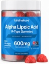 artnature Alpha Lipoic Acid Gummies - Neuropathy Supplements - Vegan, Sugar-Free, Low Calorie 600 mg ALA Supplement - Pure ALA Alpha Lipoic Acid 600mg für Antioxidante Nahrungsergänzungsmittel